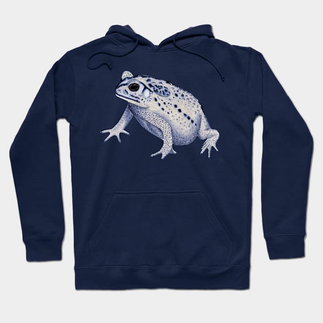 Black-Spined Toad :: Reptiles and Amphibians Hoodie by Platinumfrog